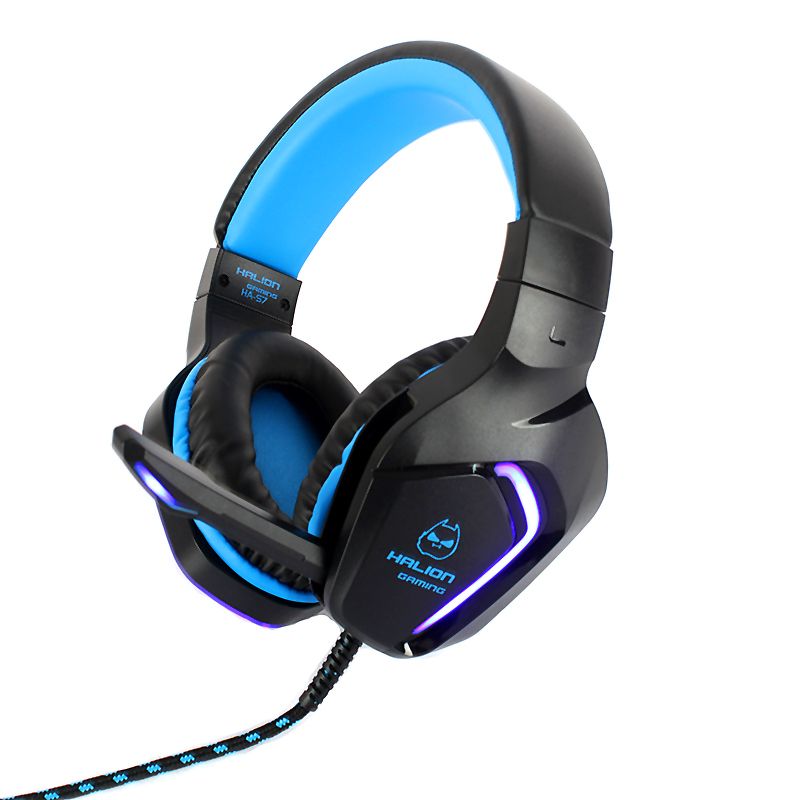 Auriculares con cable Logitech G432 para juegos, sonido envolvente 7.1,  auriculares DTS: X 2.0, micrófono abatible para silenciar, PC (piel  sintética) negro/azul